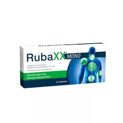 RUBAXX Mono tabletler, 20 adet RUBAXX Mono tabletler, 20 adet