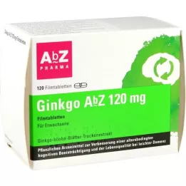 GINKGO AbZ 120 mg film kaplı tablet, 120 adet