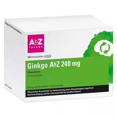 Ginkgo AbZ 240 mg film kaplı tablet, 120 adet Ginkgo AbZ 240 mg film kaplı tablet, 120 adet