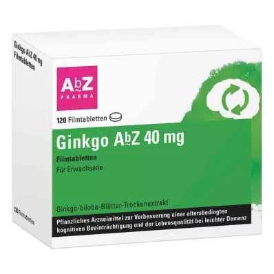 Ginkgo Abz 40 mg film kaplı tabletler (120 tablet) Ginkgo Abz 40 mg film kaplı tabletler (120 tablet)