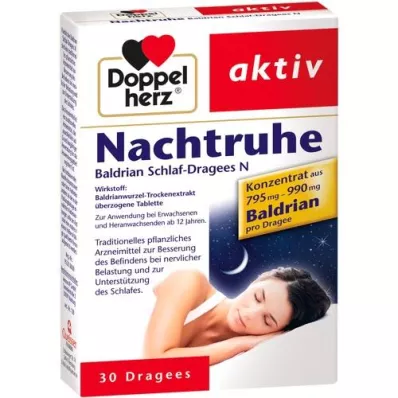 DOPPELHERZ Nachtruhe Kediotu Uyku Pastilleri N, 30 Kapsül