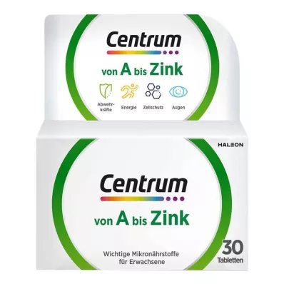 CENTRUM A-Zinc Tablet, 30 Kapsül