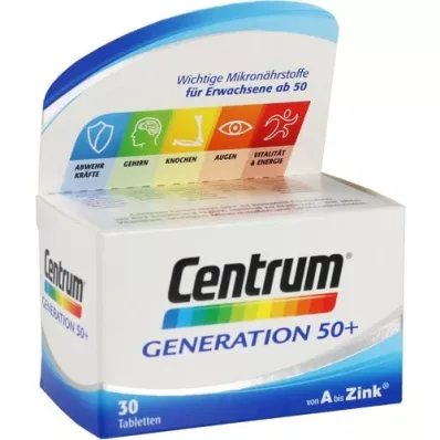CENTRUM Generation 50+ Tablet, 30 Kapsül