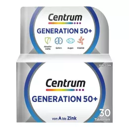 CENTRUM Generation 50+ Tablet, 30 Kapsül