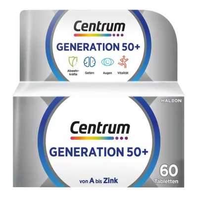 CENTRUM Generation 50+ Tablet, 60 Kapsül