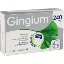 GINGIUM 240 mg film kaplı tablet, 60 adet