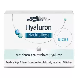 HYALURON NACHTPFLEGE kavanozda riche krem, 50 ml