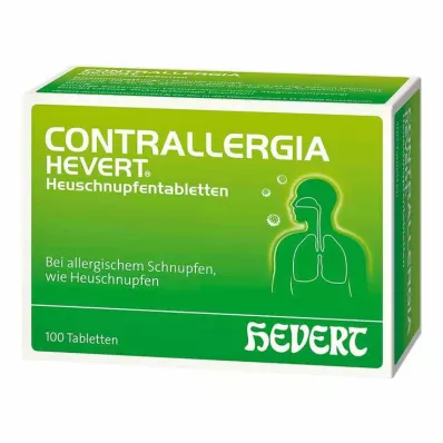 CONTRALLERGIA Hevert Saman Nezlesi Tabletleri, 100 Kapsül CONTRALLERGIA Hevert Saman Nezlesi Tabletleri, 100 Kapsül