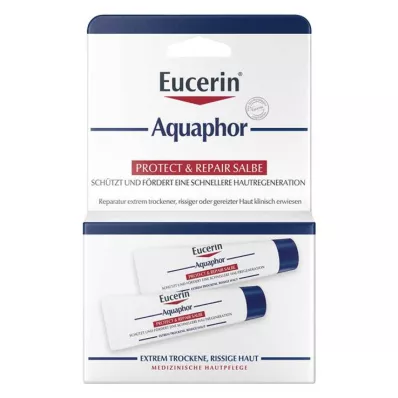 EUCERIN Aquaphor Protect &amp; Onarıcı Merhem, 2X10 ml