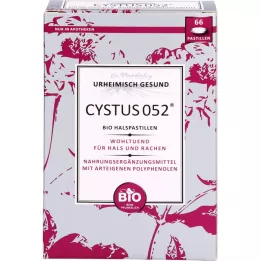 CYSTUS 052 Organik boğaz pastilleri, 66 adet