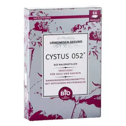 CYSTUS 052 Organik boğaz pastilleri, 66 adet