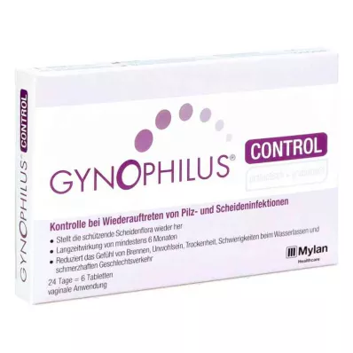 GYNOPHILUS CONTROL Vajinal tabletler, 6 adet