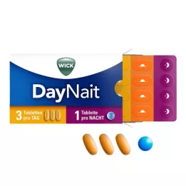 WICK DayNait Soğuk Algınlığı Tabletleri, 16 tablet