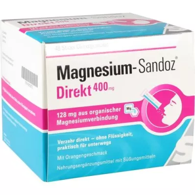 MAGNESIUM SANDOZ Doğrudan 400 mg çubuklar, 48 adet