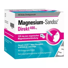 MAGNESIUM SANDOZ Doğrudan 400 mg çubuklar, 48 adet