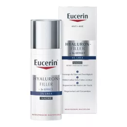 EUCERIN Anti-Age Hyaluron-Filler UREA Gece kremi, 50 ml