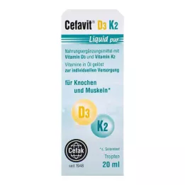 CEFAVIT D3 K2 Ağızdan kullanım için sıvı saf damla, 20 ml