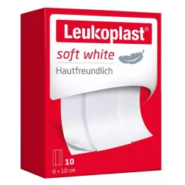 LEUKOPLAST yumuşak beyaz plasterler 6x10 cm, 10 adet