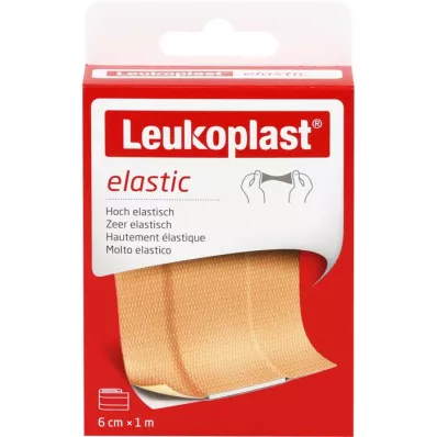 LEUKOPLAST Elastik plasterler 6 cmx1 m, 1 adet