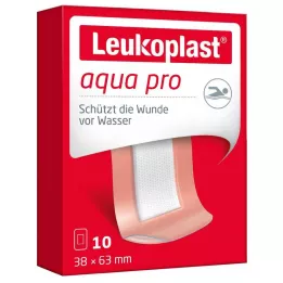 LEUKOPLAST aqua pro şeritler 38x63 mm, 10 adet