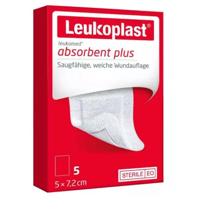 Leukoplast Lökomed steril 5x7,2 cm yara örtüsü, 5 adet Leukoplast Lökomed steril 5x7,2 cm yara örtüsü, 5 adet
