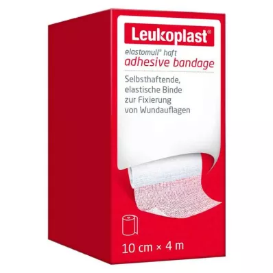 LEUKOPLAST Elastomull yapışkan sabitleme bandı elastik 10 cmx4 m, 1 adet