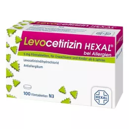 alerjiler içinLEVOCETIRIZIN HEXAL 5 mg film kaplı tabletler, 100 adet
