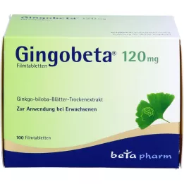 GINGOBETA 120 mg film kaplı tabletler, 100 adet