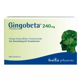 GINGOBETA 240 mg film kaplı tablet, 100 adet