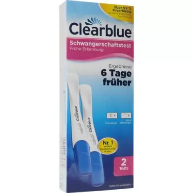 CLEARBLUE Erken teşhis gebelik testi, 2 adet