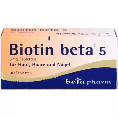 BIOTIN BETA 5 tablet, 30 adet