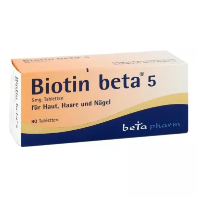 Biotin beta 5 tablet, 90 adet Biotin beta 5 tablet, 90 adet