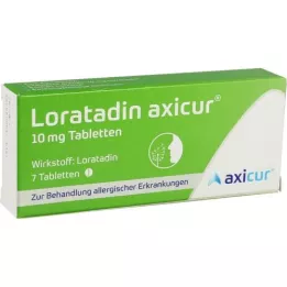 LORATADIN axicur 10 mg tablet, 7 adet