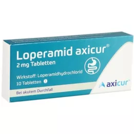LOPERAMID axicur 2 mg tablet, 10 adet