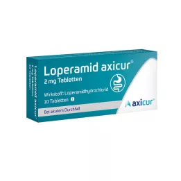 Loperamide axicur® 2 mg tablet, 10 adet