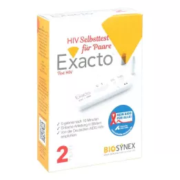 Çiftler için Exacto Hiv kendi kendine testi (1 adet)