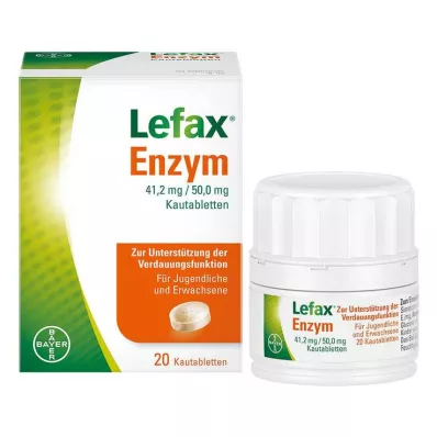 Lefax enzim çiğneme tabletleri, 20 adet Lefax enzim çiğneme tabletleri, 20 adet