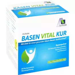 BASEN VITAL KUR artı D3+K2 vitamini tozu, 60 adet