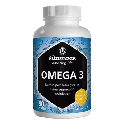 OMEGA-3 1000 mg EPA 400/DHA 300 yüksek doz kapsül, 90 adet