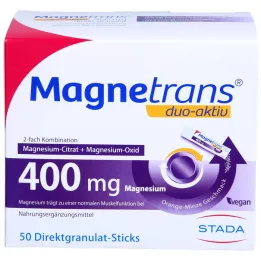 MAGNETRANS duo-aktiv 400 mg çubuklar, 50 adet