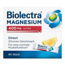 BIOLECTRA Magnezyum 400 mg ultra Direct Lemon, 60 Kapsül