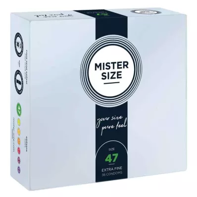 MISTER 47 beden prezervatif, 36 adet