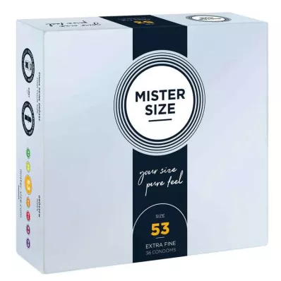 MISTER 53 beden prezervatif, 36 adet MISTER 53 beden prezervatif, 36 adet