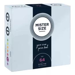 MISTER 64 beden prezervatif, 36 adet