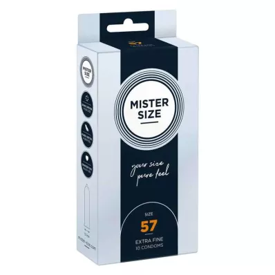 MISTER 57 beden prezervatif, 10 adet MISTER 57 beden prezervatif, 10 adet