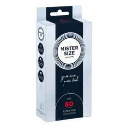 MISTER 60 beden prezervatif, 10 adet
