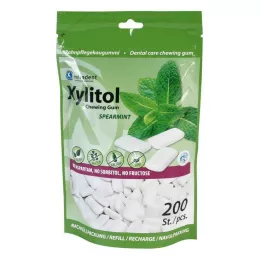 MIRADENT Xylitol Sakız Nane Ref., 200 adet