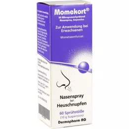 MOMEKORT 50 μg/sprey burun spreyi süspansiyonu 60 yetişkin, 10 g