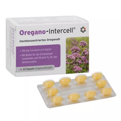 OREGANO-INTERCELL enterik kaplı yumuşak kapsül, 60 adet
