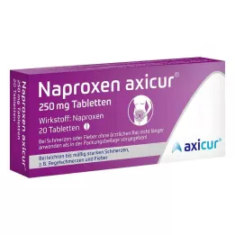 NAPROXEN axicur 250 mg tablet, 20 adet